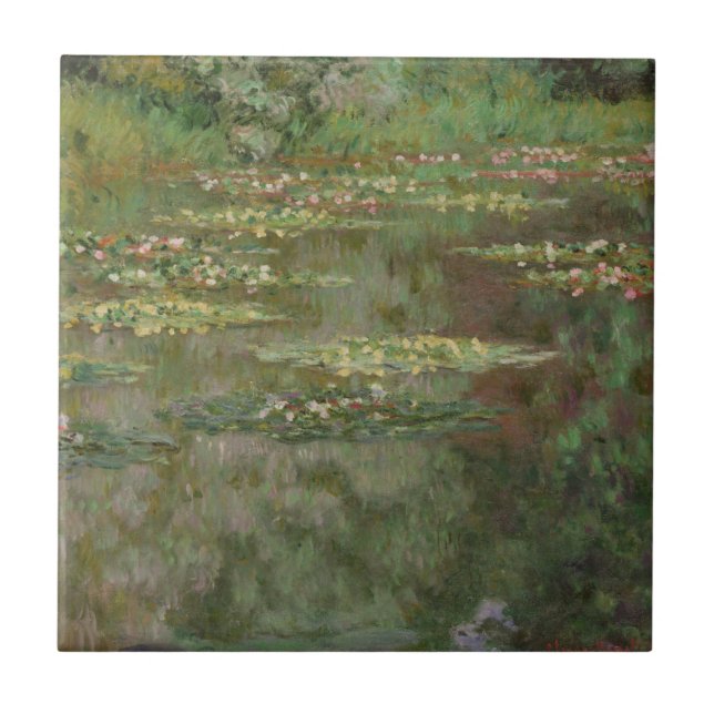 Carreau Nénuphars de Claude Monet | ou l'étang de nénuphar (Devant)