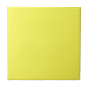 Carreau néon jaune fluorescent citron brillant