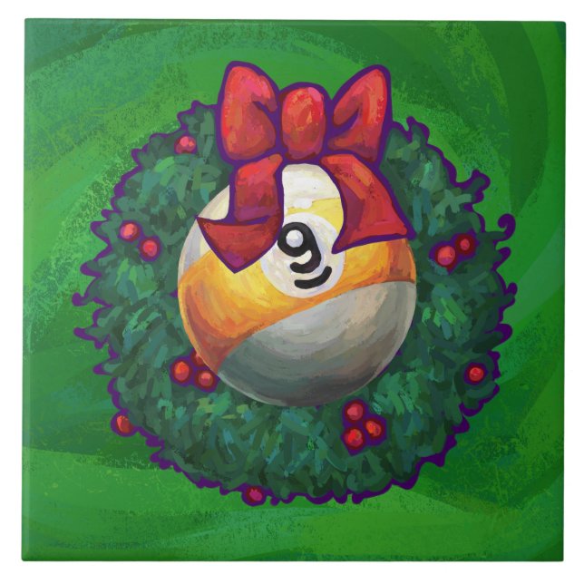 Carreau Neuf boule en couronne verte (Devant)