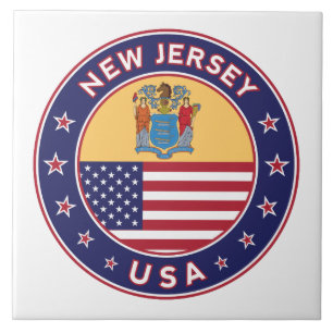 Carreau New Jersey, New Jersey sticker, phone se marie,