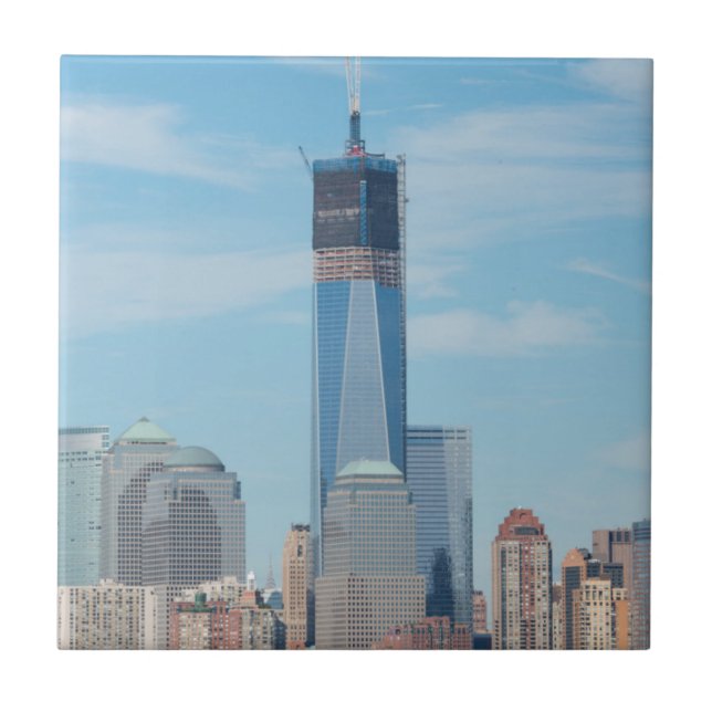 Carreau New York, New York. Skyline de Manhattan City (Devant)