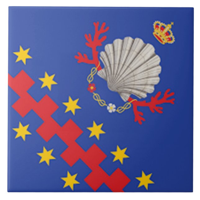 Carreau Nobile Contrada del Nicchio (Coquillage) (Devant)