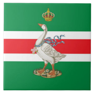 Carreau Nobile Contrada dell' Oca (Oie) Palio