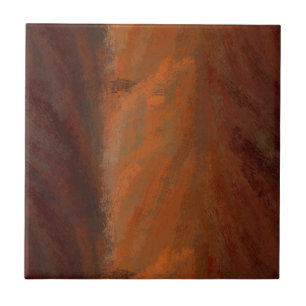 Carreau noble brun/orange foncé