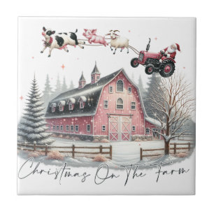 Carreau Noël à la ferme, Joyeux Noël