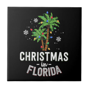 Carreau Noël En Floride Pont Les Palmiers Famille Va