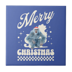 Carreau Noël Yéti drôle humour des Fêtes