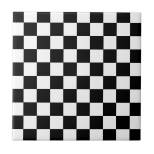 Carreau Noir et blanc Checkered