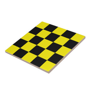 Carreau Noir et jaune - Sport -