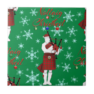 Carreau Nollaig Chridheil Scottish Merry Christmas Scottis