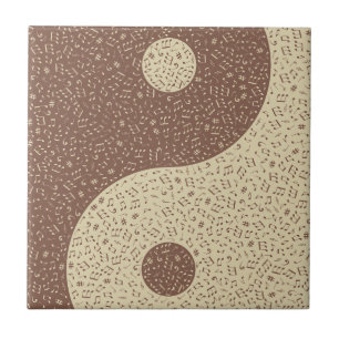 Carreau Notes de musique Yin Yang