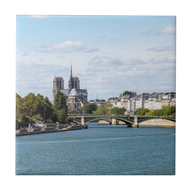 Carreau Notre Dame de Paris et la Seine - France (Devant)