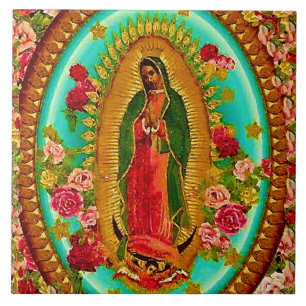 Carreau Notre Dame Guadalupe-Mexique Sainte Vierge Marie