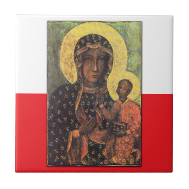 Carreau Notre Madame de Czestochowa (Devant)