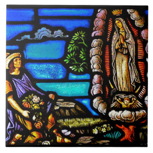 Carreau Notre Senora verre souillé de Madame Guadalupe