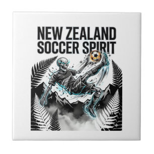 Carreau Nouvelle-Zélande Esprit de Football Squelette Bute