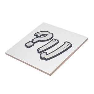 Carreau "NU ?" yiddish - L'expression juive parfaite