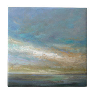 Carreau Nuages côtiers avec océan