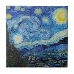 Carreau Nuit étoilée Vincent Van Gogh Carrelage céramique