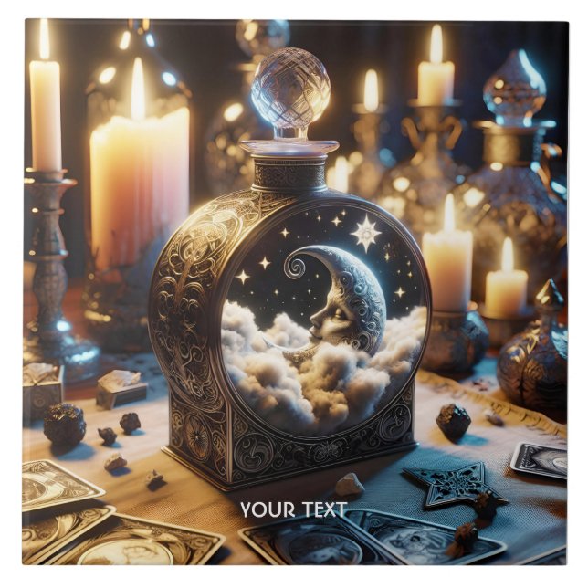 Carreau Nuit Imaginaire Mignonne Decanter Moon (Devant)