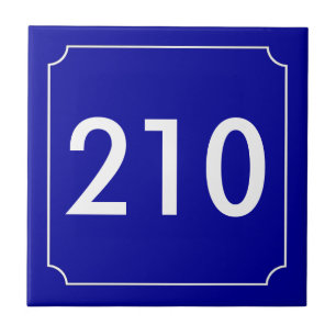 Carreau Numéro d'appartement français