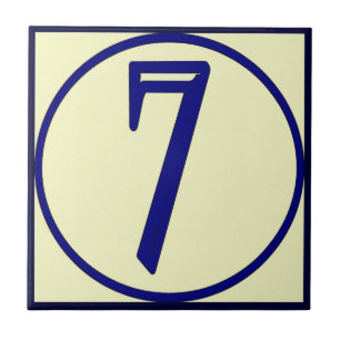 Carreau Numéro de maison de style français 7