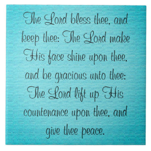 Carreau Numéros 6:24-26