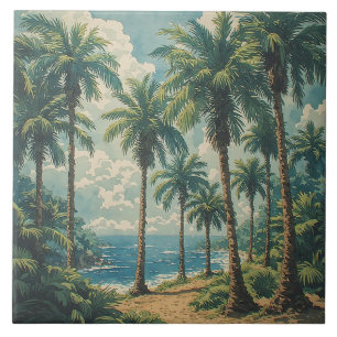 Carreau Oasis côtier tropical