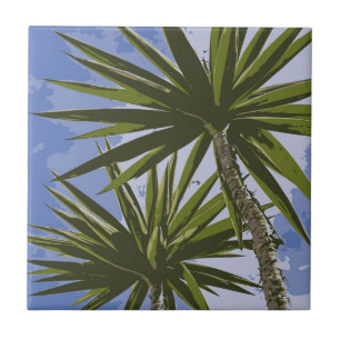 Carreau Oasis Tropical Palmiers
