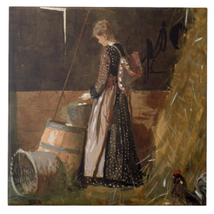 Carreau Oeufs frais vintages Winslow Homer