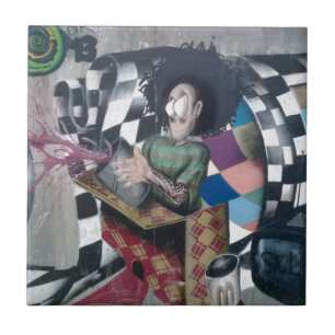 Carreau Oeuvre de graffiti Abstraite