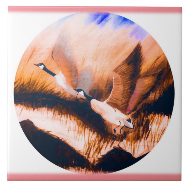 Carreau Oies de Mauve (Devant)