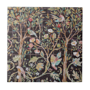 Carreau Oiseaux dans le Jardin des Fleurs, William Morris