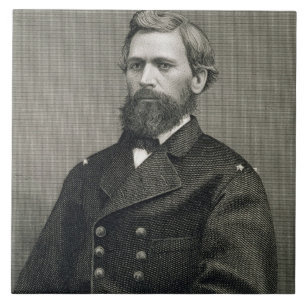 Carreau Oliver Otis Howard (1830-1909), gravé par Robert