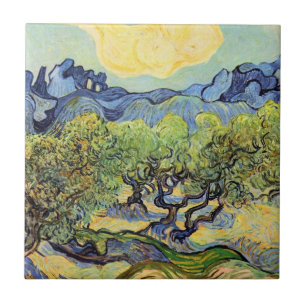 Carreau Oliviers aux Alpilles par Vincent van Gogh