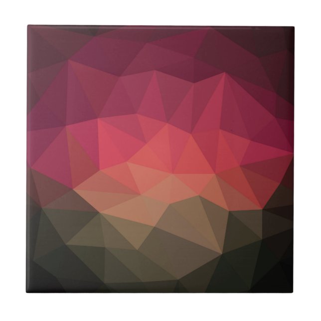 Carreau Ombre effet cristal design géométrique moderne (Devant)