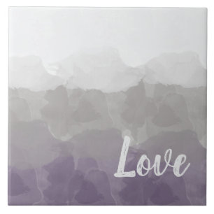 Carreau Ombre Purple et Grey Love Graceful Gradient