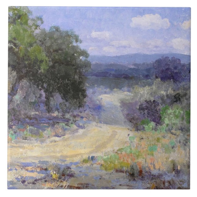 Carreau Onderdonk - Un sentier à travers le Texas Hill Cou (Devant)