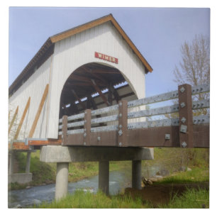 Carreau OR, comté de Jackson, pont couvert de McKee