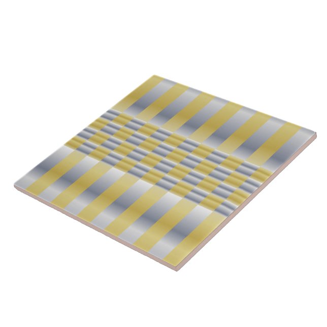 Carreau Or et argent (Checkers et Stripes) (Côté)