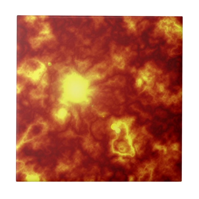 Carreau Orange et jaune (Devant)