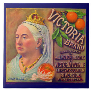 Carreau Oranges de la marque Victoria étiquette des anné
