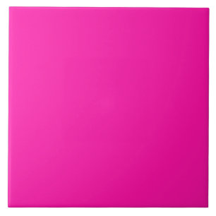 Carreau Orchidée fluorescente Hot Orchid rose personnalisé