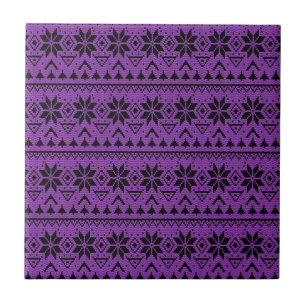 Carreau ornement de Noël nordique hiver scandinave nork