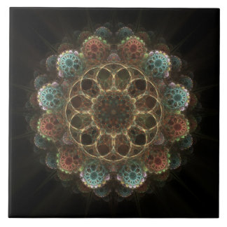 Carreau Ornement fractal ésotérique sacré