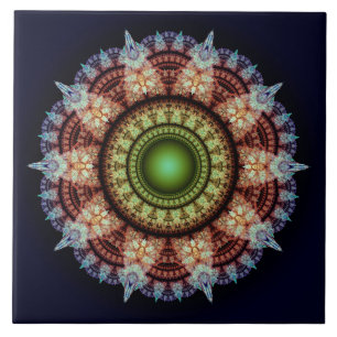 Carreau Ornement fractal oriental splendide