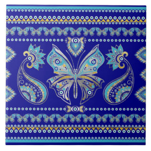 Carreau Ornement oculaire des papillons