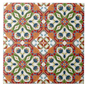 Carreau ornement oriental arabe ethnique vintage