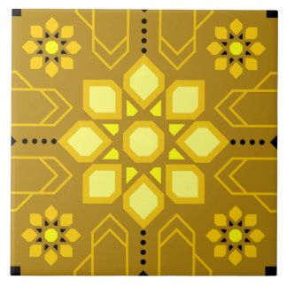 Carreau Ornement riche de style mosaïque islamique