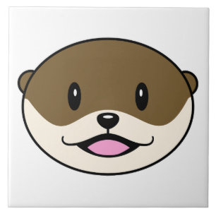 Carreau Otter souriant mignon